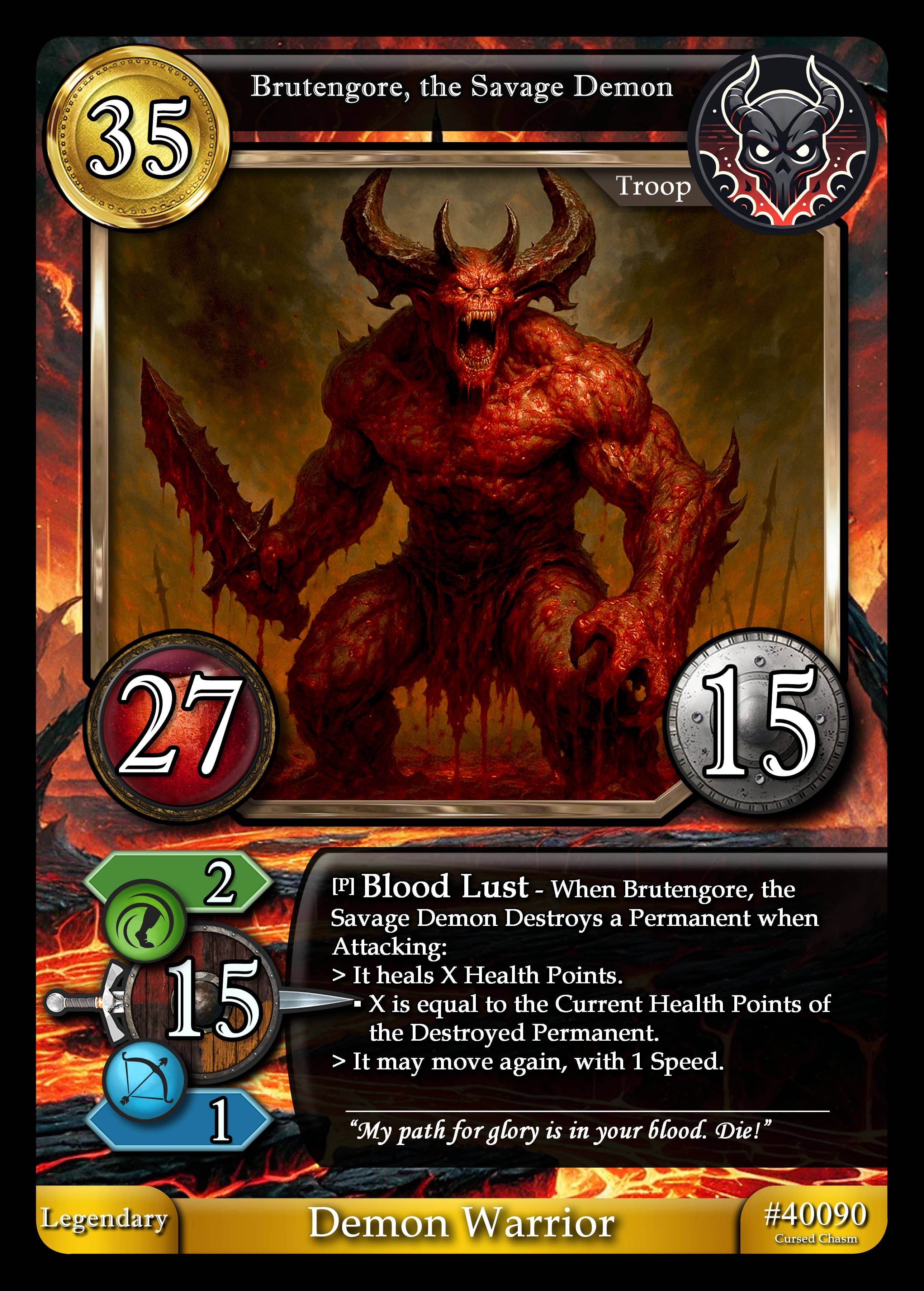 Brutengore, the Savage Demon