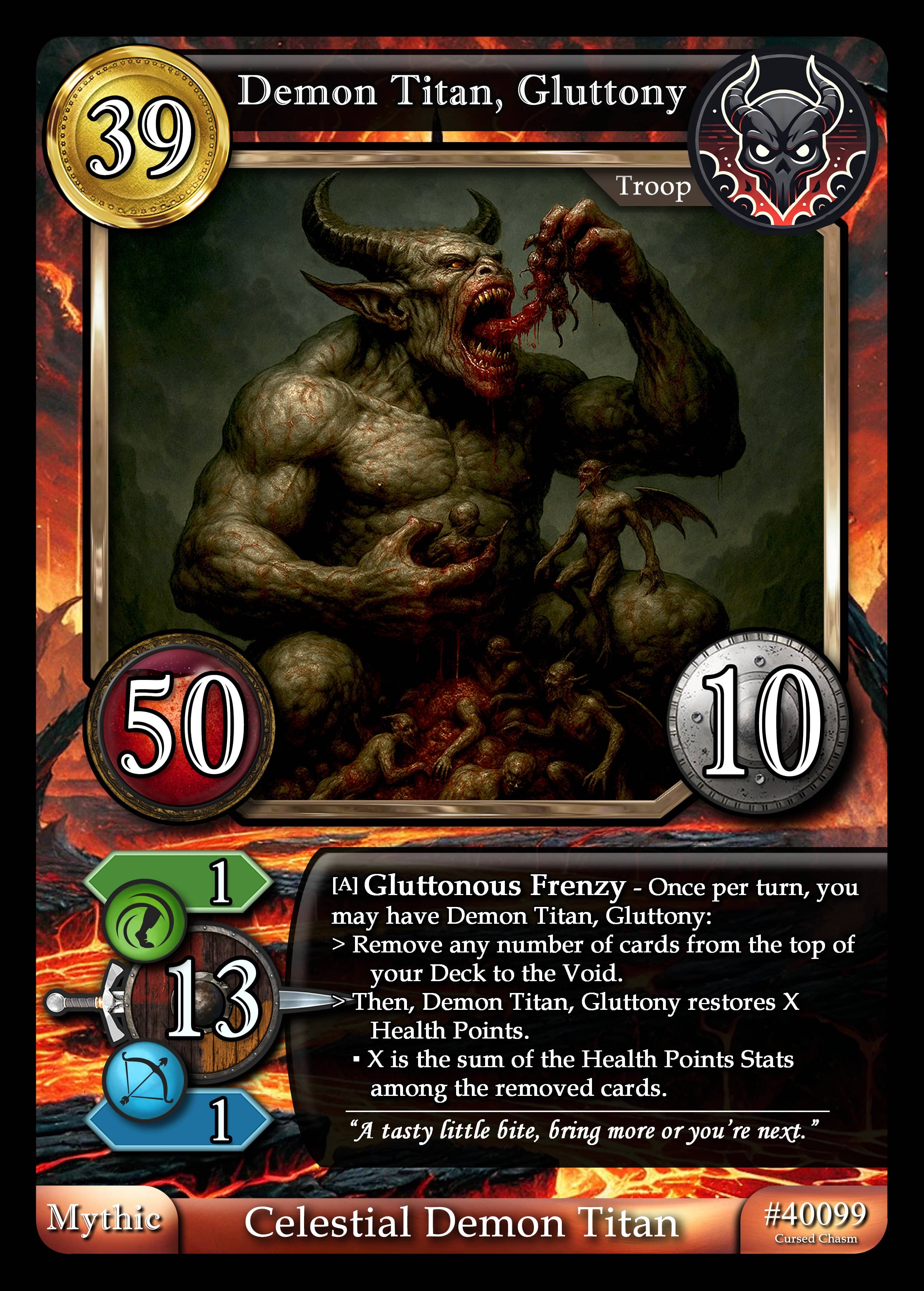 Demon Titan, Gluttony